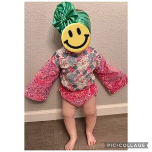 Custom Pink Santa Outfit